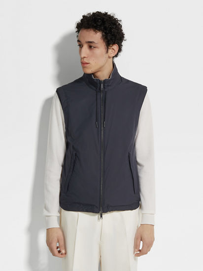 Microfiber Reversible Brezza Vest SS25 22067696 | Zegna US Microfiber Reversible Brezza Vest SS25 22067696 | Zegna US