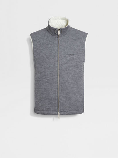 Microfiber Reversible Brezza Vest SS25 22271012 | Zegna US Microfiber Reversible Brezza Vest SS25 22271012 | Zegna US