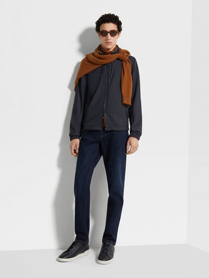 Microfiber Reversible Brezza Blouson SS25 22067028 | Zegna US Microfiber Reversible Brezza Blouson SS25 22067028 | Zegna US