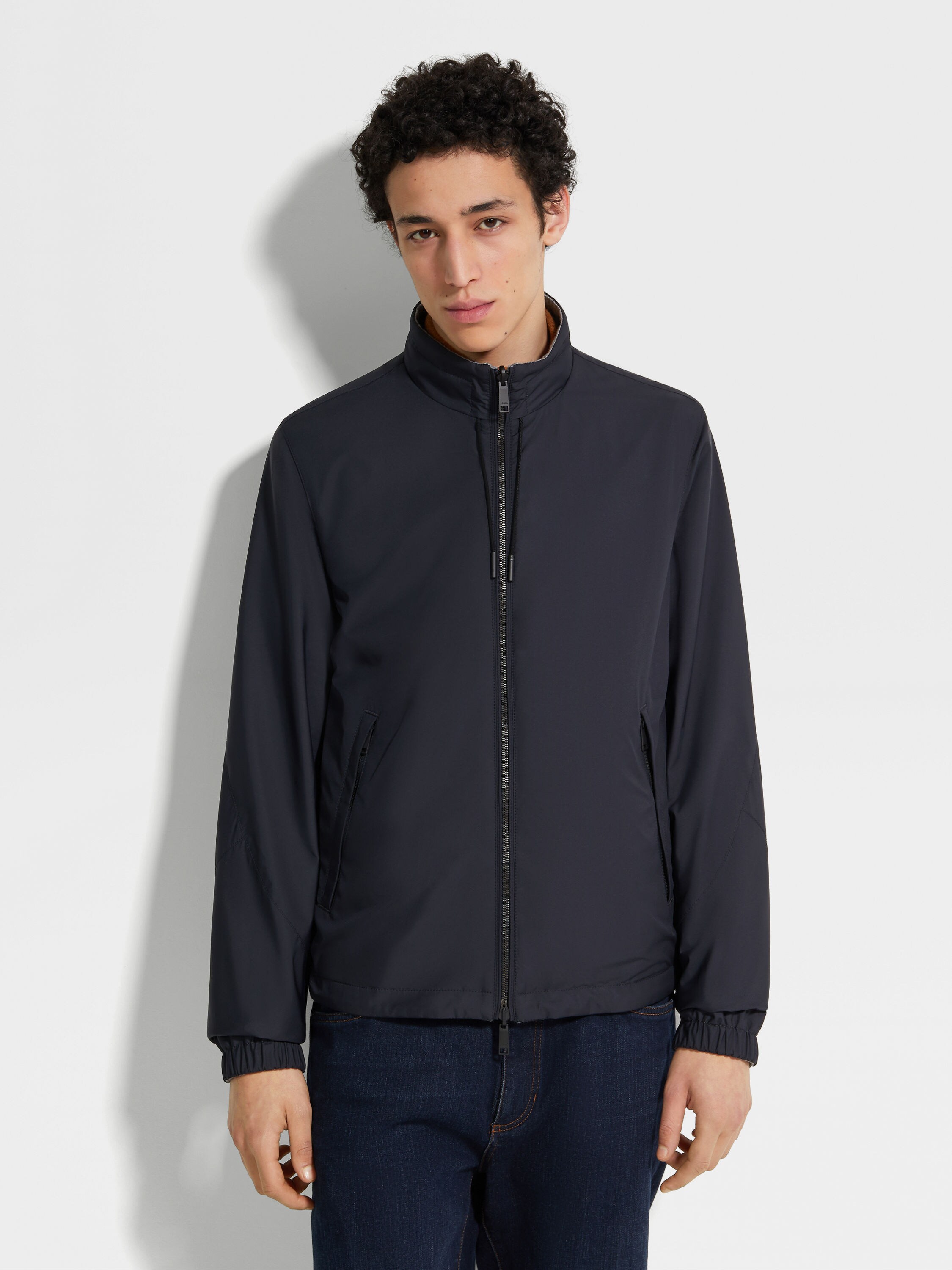 Microfiber Reversible Brezza Blouson Product detail photo #3