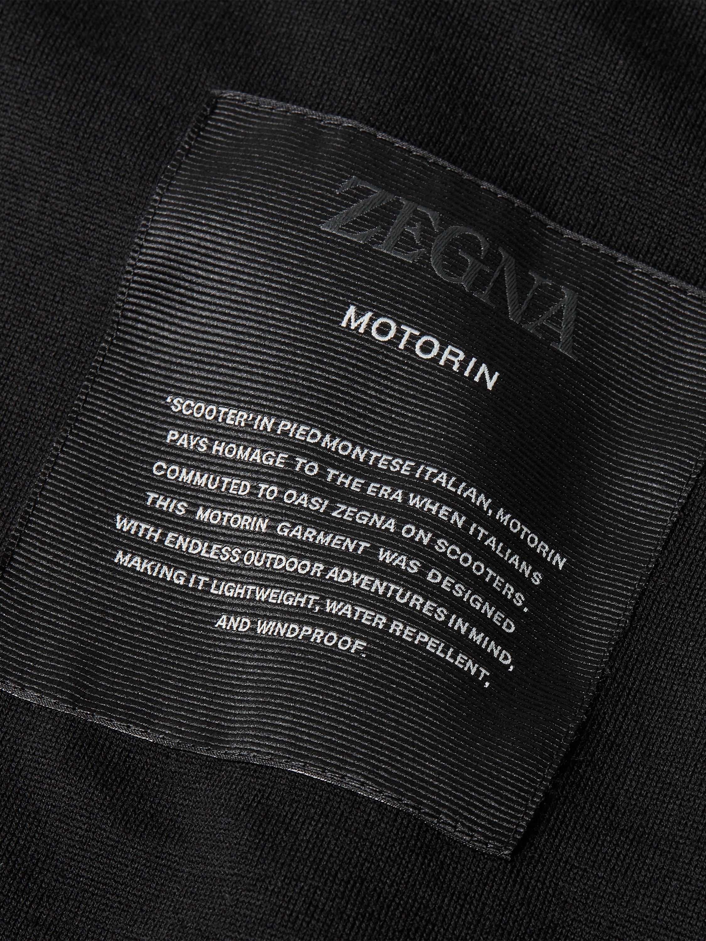 Black Microfiber Motorin 100cc Blouson Product detail photo #2