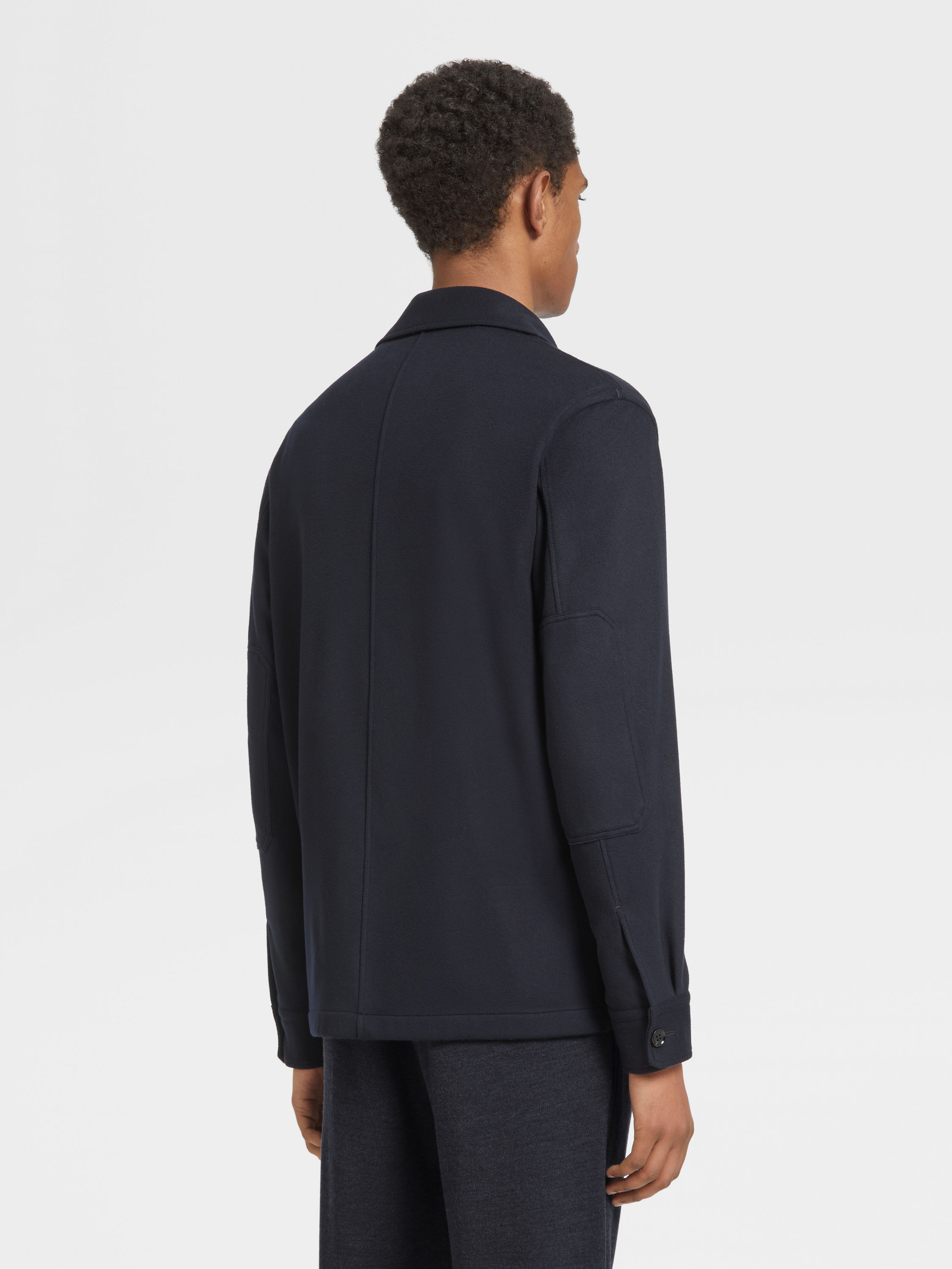 12milmil12 Wool Overshirt Product detail photo #3