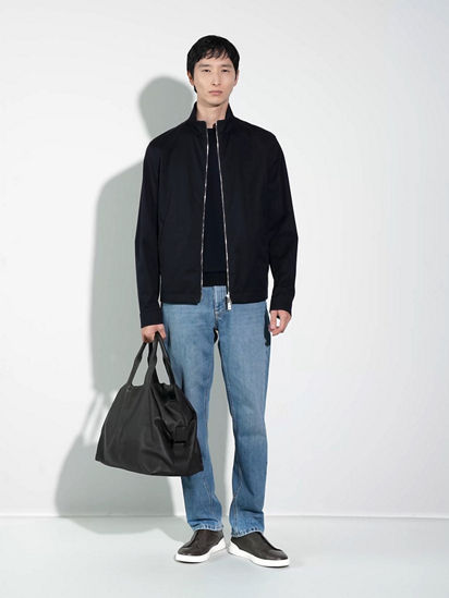 【ys様】23AW新品　ウォーム裏起毛Teeカットソー　ネイビー　F ネイビーブルー Premium Cotton Tシャツ SS26 30059722 | Zegna JP