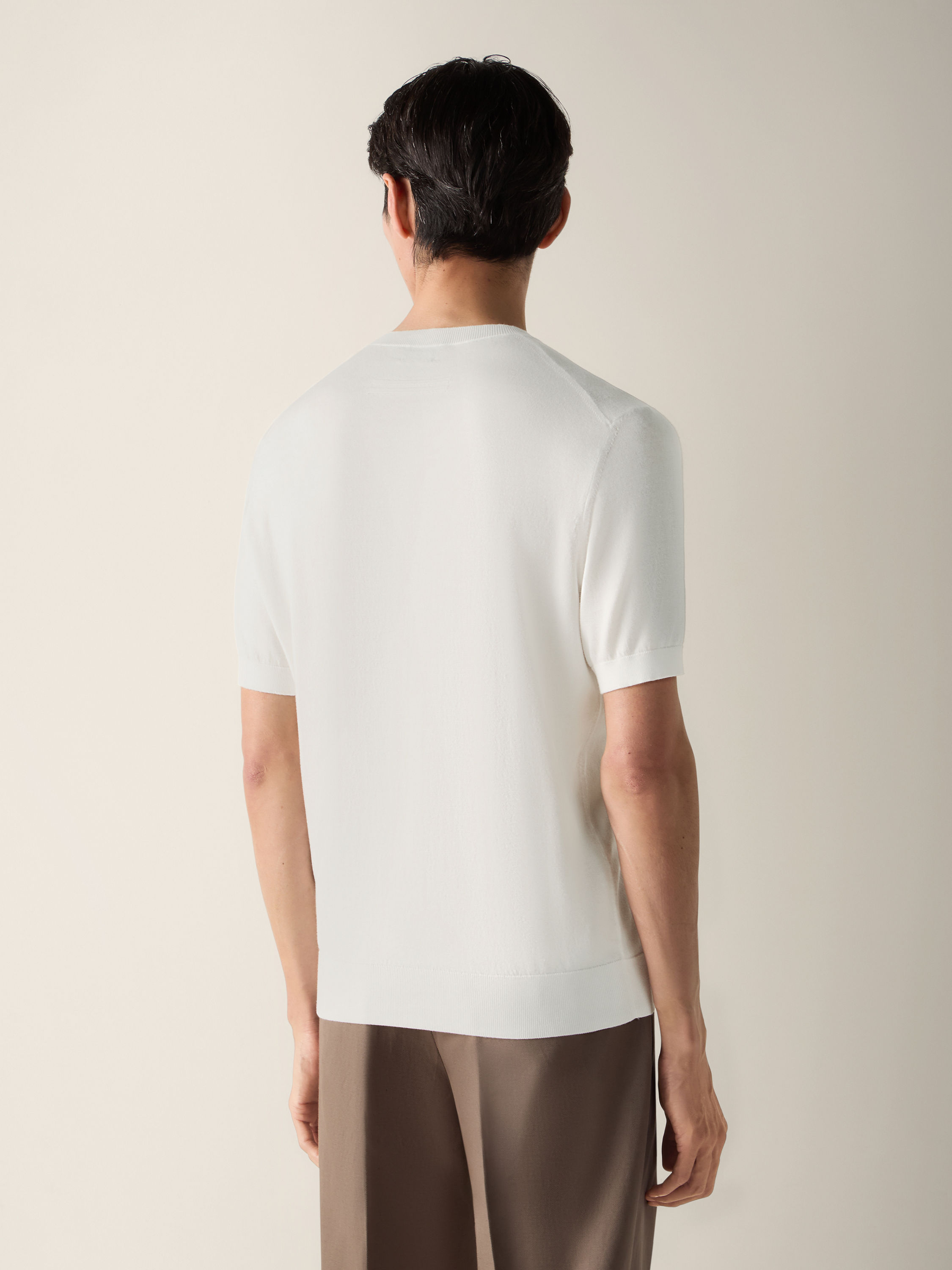 T-Shirt en Premium Cotton Blanc Photo #4 de détail du produit