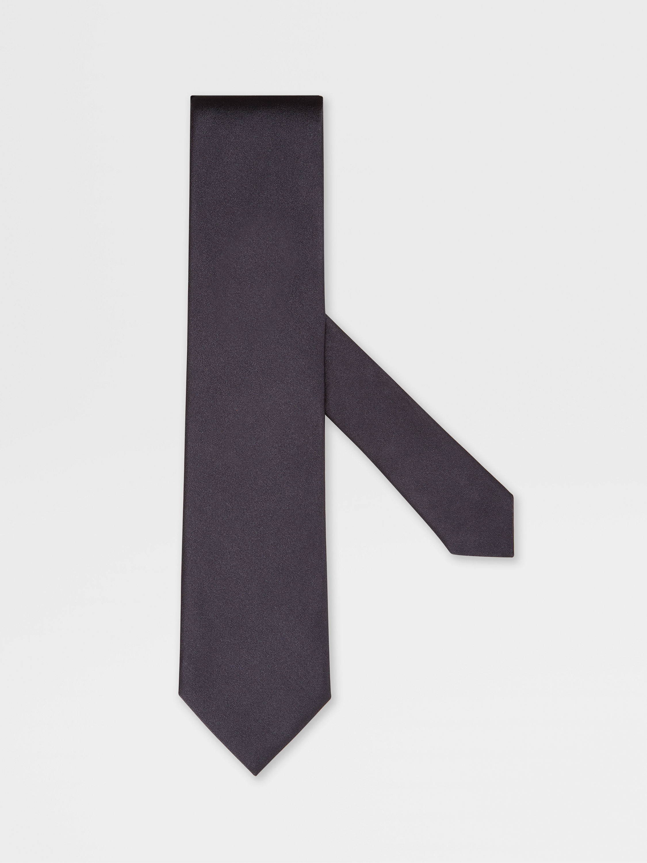Dark Blue Silk Tie Main product photo