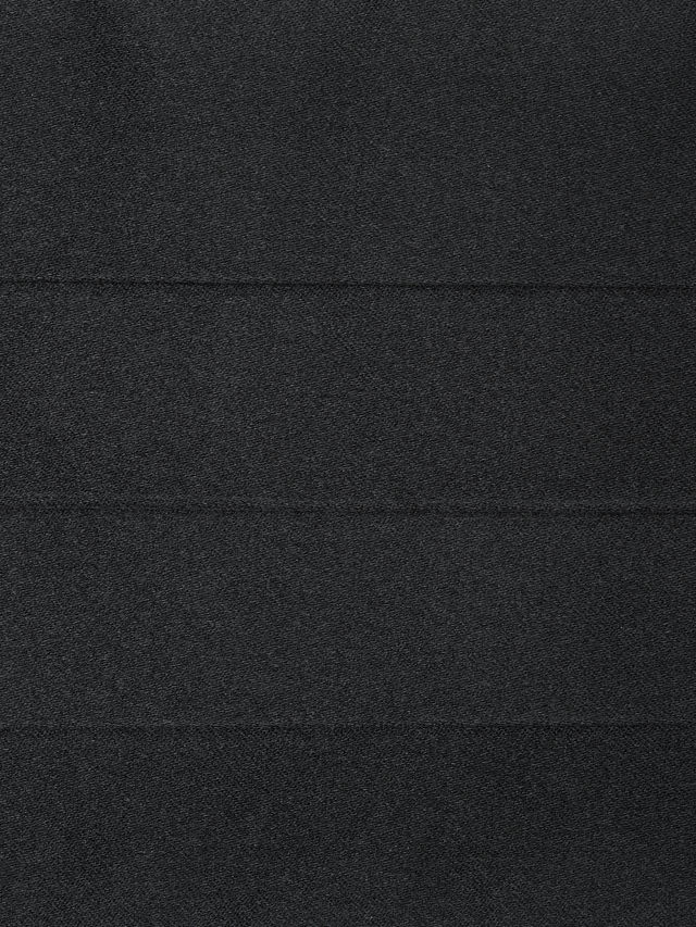 Cummerbund en Soie Noir Photo #1 de détail du produit