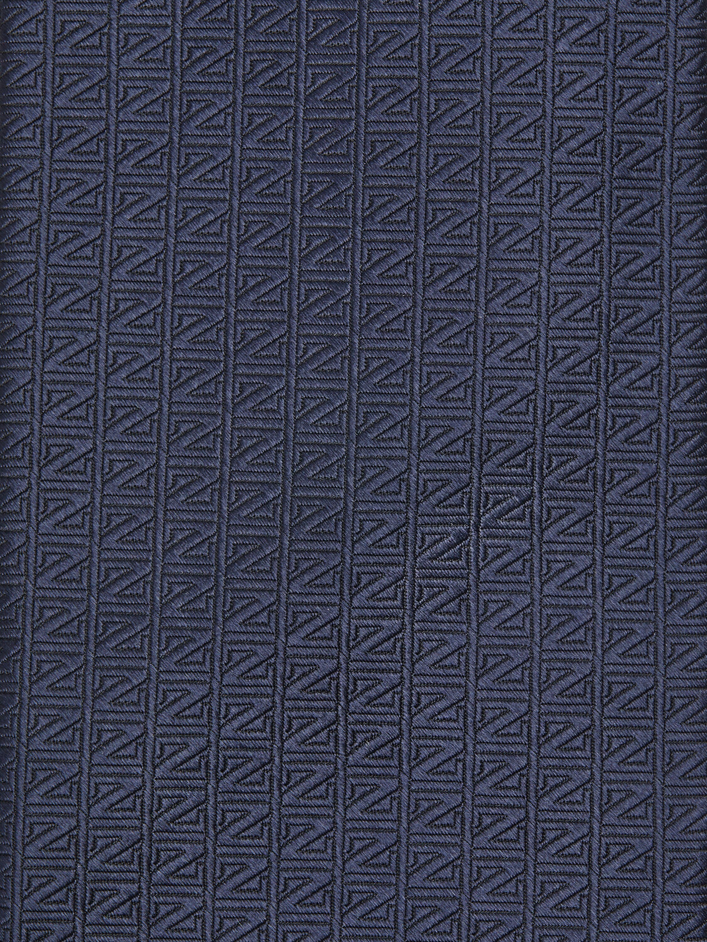 Cravatta in Natural Silk Blu Scuro Foto #1 di dettaglio del prodotto