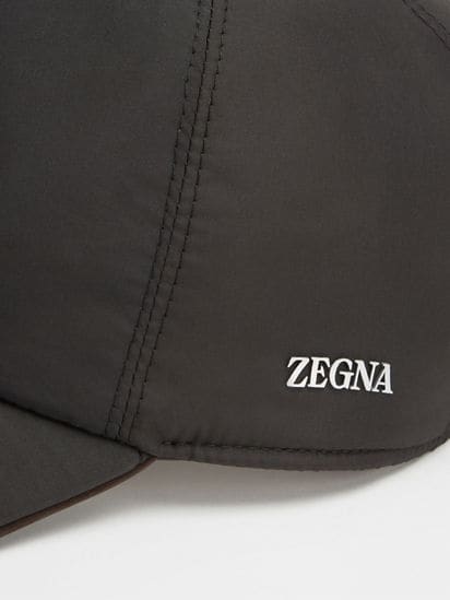 Black Technical Fabric Baseball Cap FW24 22453435 | Zegna TH Black Technical Fabric Baseball Cap FW24 22453435 | Zegna TH
