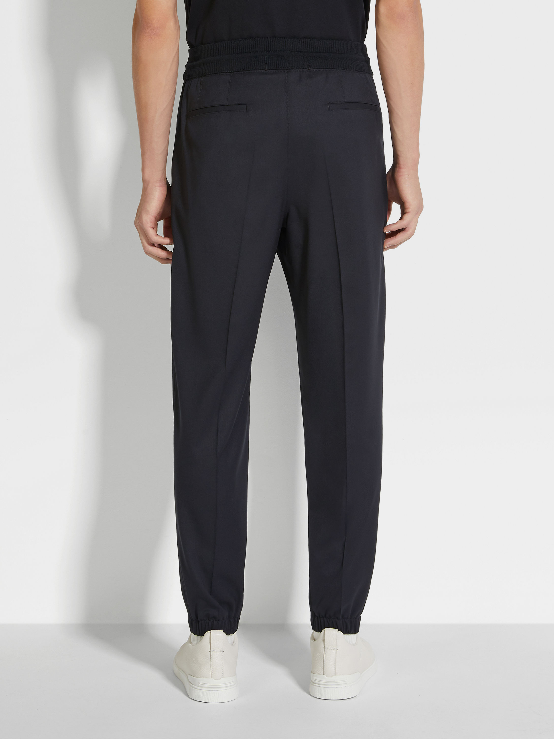 Black High Performance™ Wool Joggers Product detail photo #5