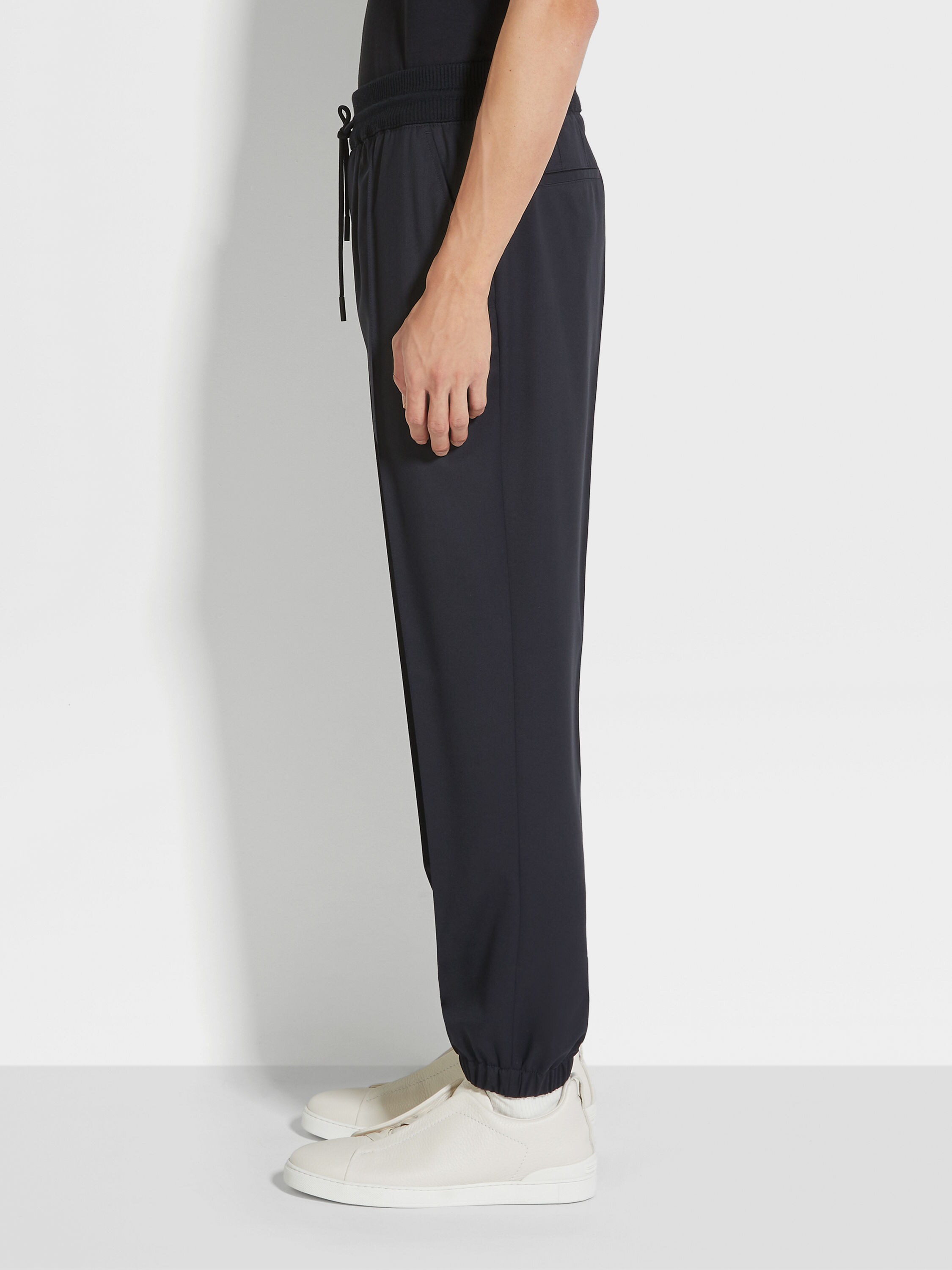 Black High Performance™ Wool Joggers Product detail photo #3