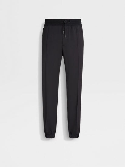 Wool joggers sale