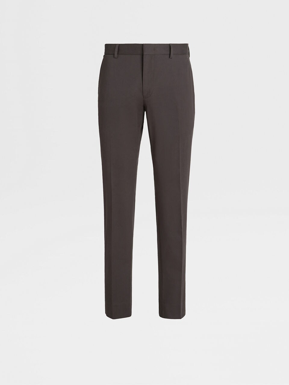 Dark Brown Comfort Cotton Pants SS24 22275541 | Zegna NL