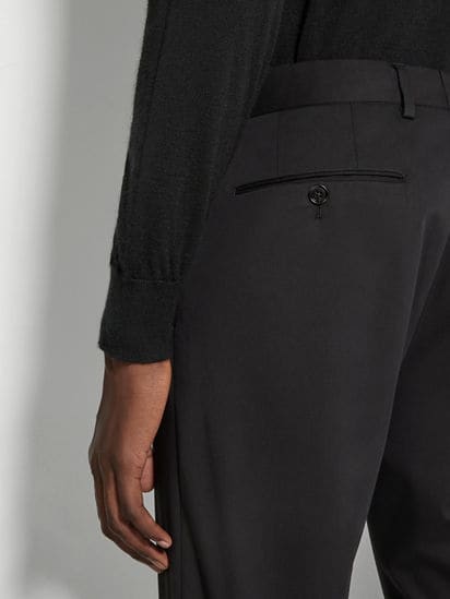 Black Stretch Cotton Pants SS25 22275504 | Zegna PL Black Stretch Cotton Pants SS25 22275504 | Zegna PL