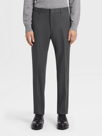 Dark Grey Comfort Cotton Pants FW24 22278186 | Zegna US Dark Grey Comfort Cotton Pants FW24 22278186 | Zegna US