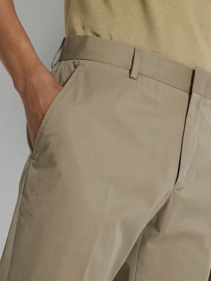 Light Brown Stretch Cotton Pants SS25 22277990 | Zegna US Light Brown Stretch Cotton Pants SS25 22277990 | Zegna US