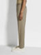 Light Brown Stretch Cotton Pants Product detail photo #2