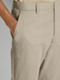 Off White Stretch Cotton Pants Product detail photo #1