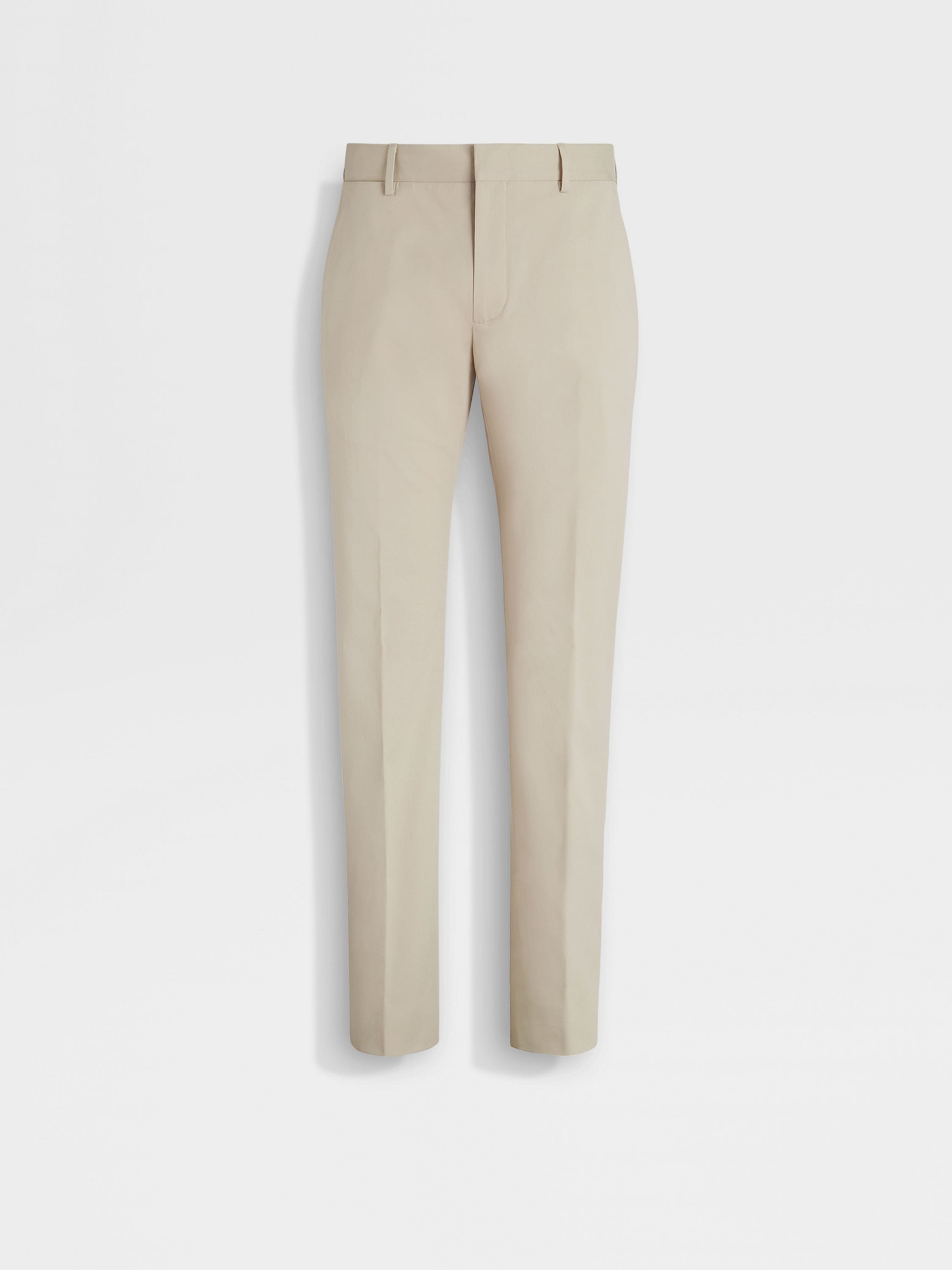 Light Brown Stretch Cotton Pants SS24 22277990