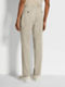 Off White Stretch Cotton Pants Product detail photo #4