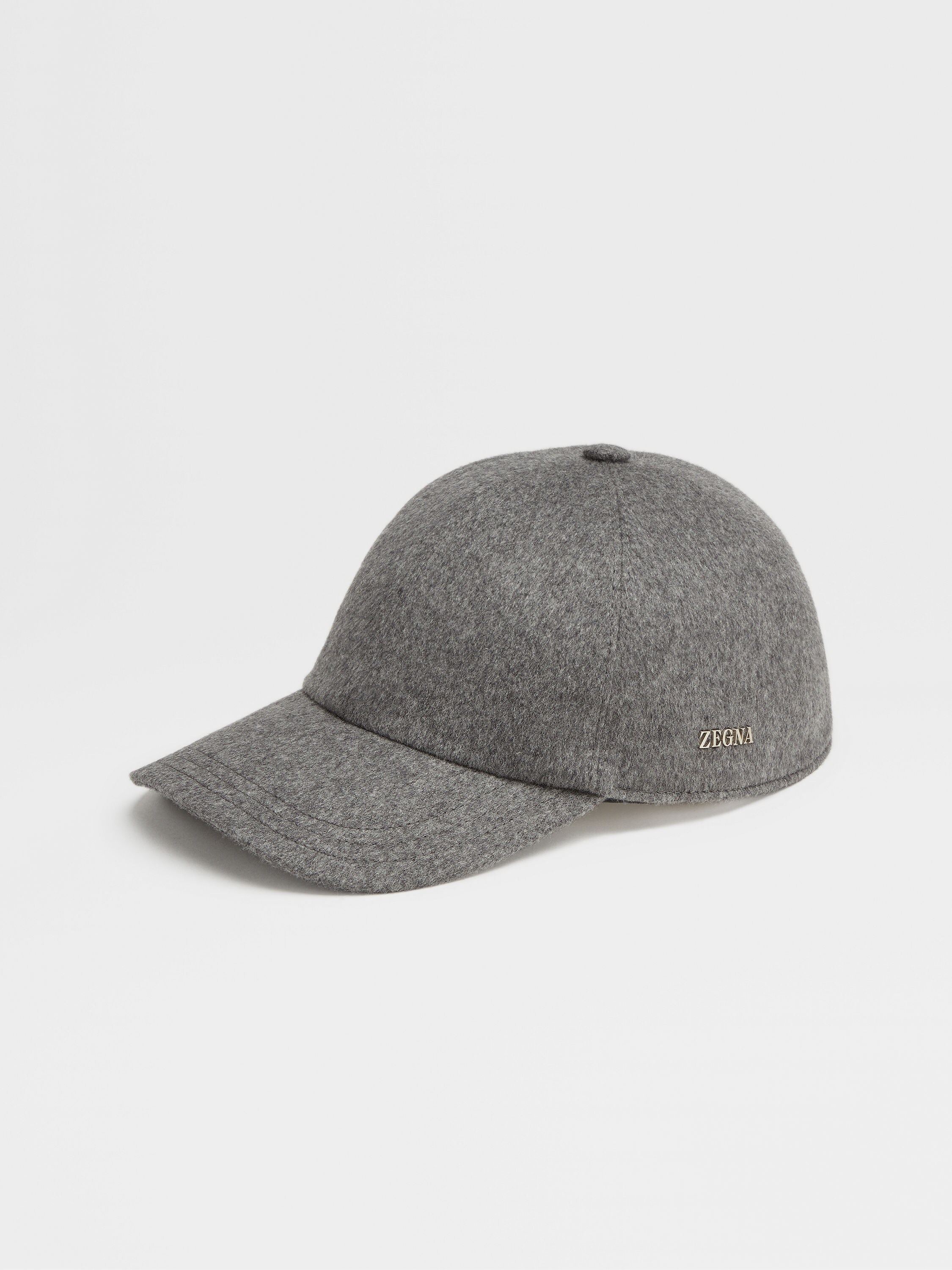 Dark Grey Oasi Cashmere Baseball Cap SS24 22455940 | Zegna GB