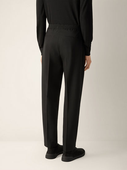 ブラック ウールパンツ FW26 39318523 | Zegna JP