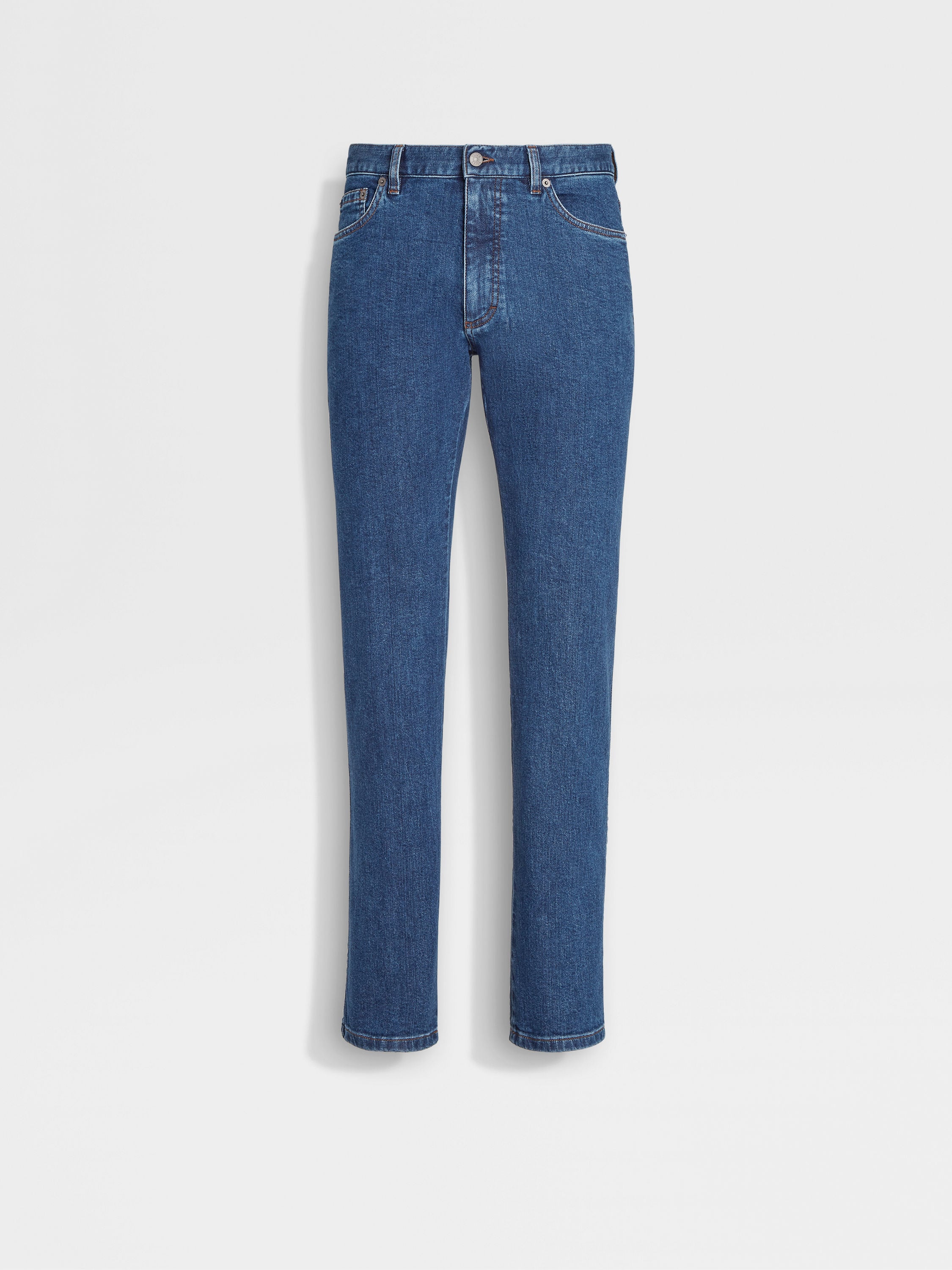 Blue Stone-washed Stretch Cotton Roccia Jeans SS25 22361924 Blue Stone-washed Stretch Cotton Roccia Jeans SS25 22361924