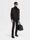 Black Rinse-washed Stretch Cotton Roccia Jeans Product detail photo #5