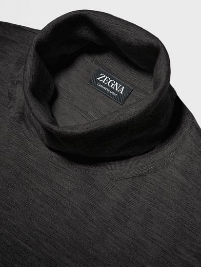 ブラック Cashsetaタートルネック SS25 22504672 | Zegna JP ブラック Cashsetaタートルネック SS25 22504672 | Zegna JP