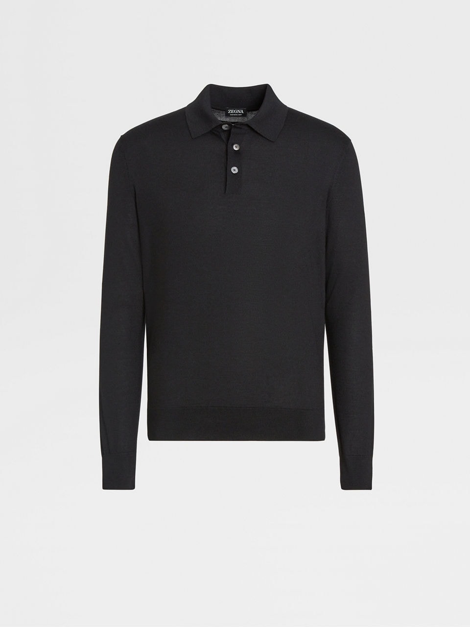 Zegna Cashco long-sleeve shirt - Black