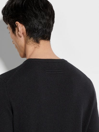 Black Oasi Cashmere Crewneck SS25 22884975 | Zegna US Black Oasi Cashmere Crewneck SS25 22884975 | Zegna US