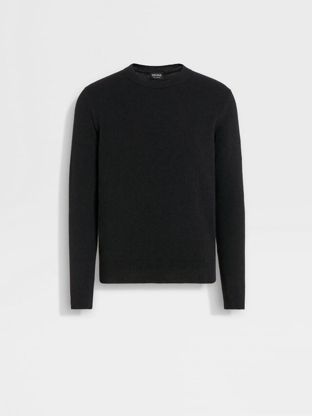 Pull Ras du Cou en Oasi Cashmere Noir Photo principale du produit