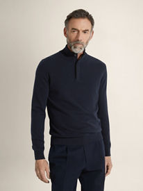Ermenegildo Zegna COUTURE カシミヤ シルク ニットポロ Cashmere Knitwear Collection for Men l ZEGNA TH