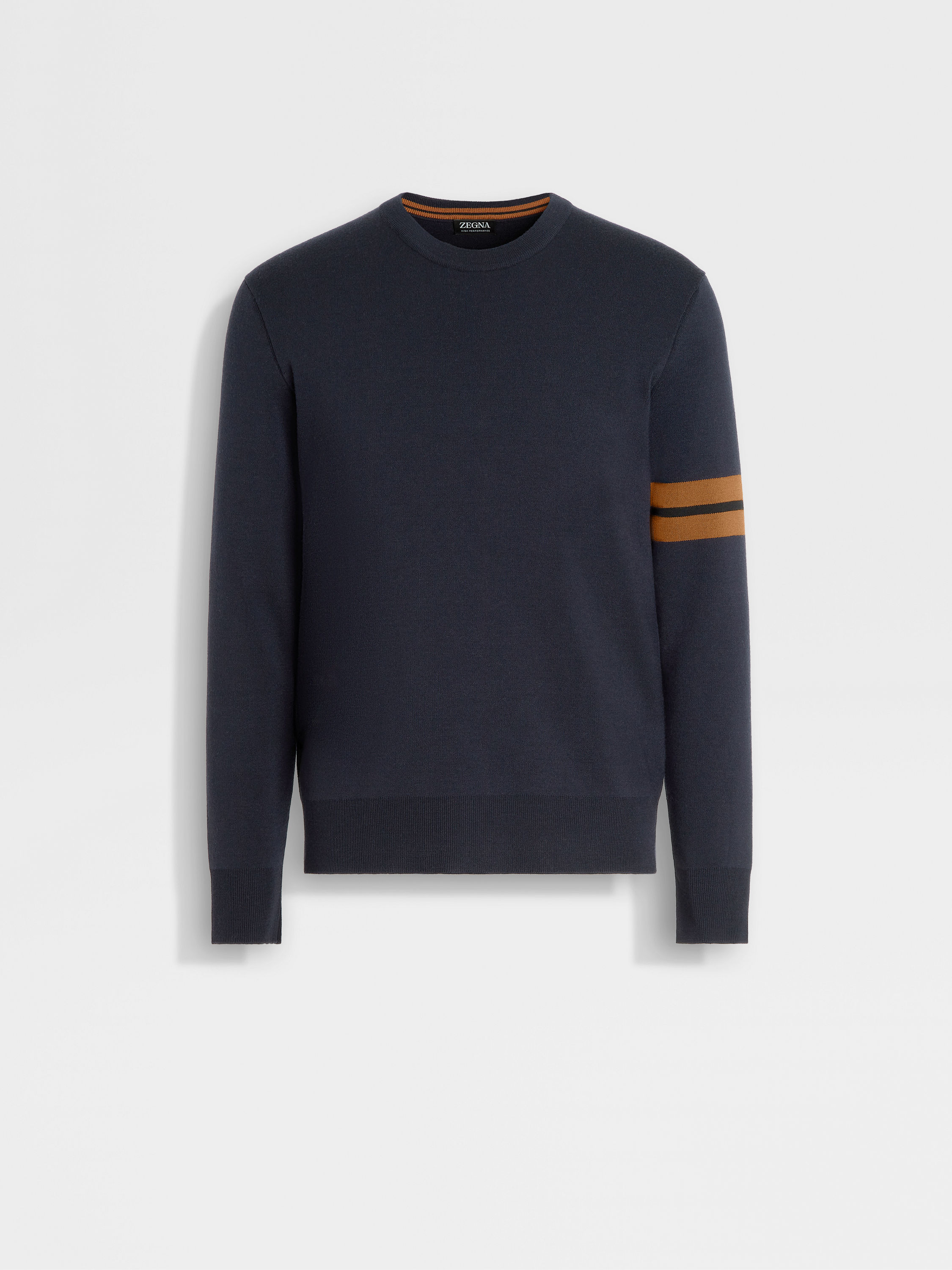 Navy Blue High Performance™ Wool Crewneck Main product photo