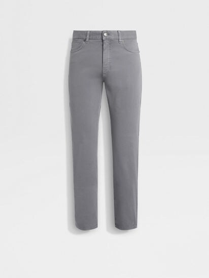 Ladies Cashmere Joggers Pants in gris claro