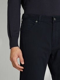 ネイビーブルー コットンTシャツ SS25 25729619 | Zegna JP