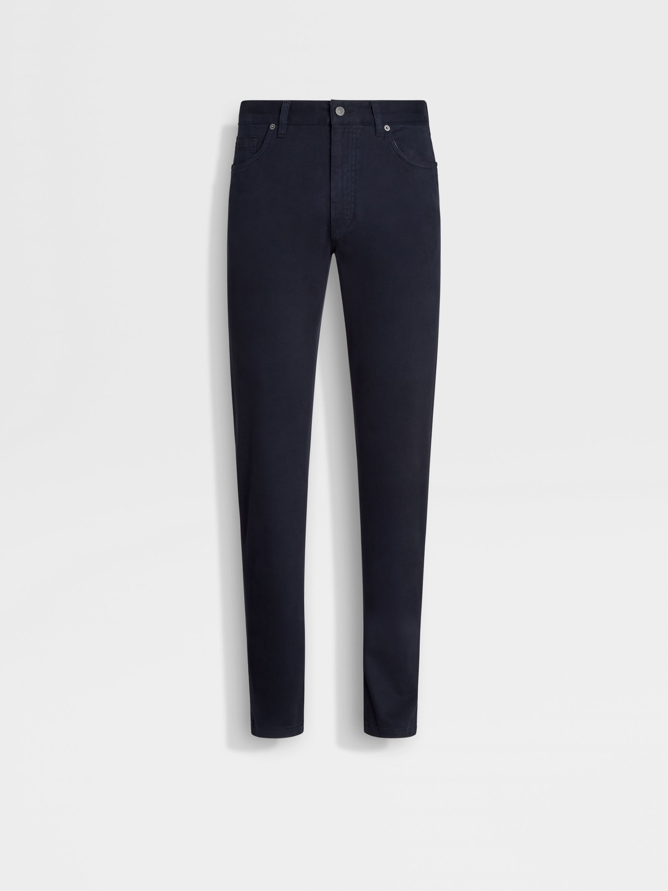 Navy Blue Stretch Cotton Roccia Jeans SS25 22361889 | Zegna AT