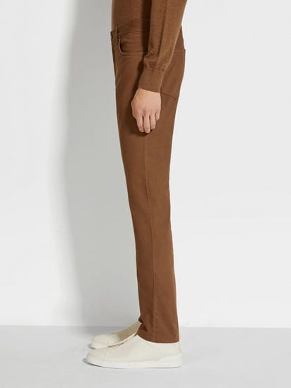Dark Foliage Stretch Cotton Roccia Jeans SS25 22361902 Dark Foliage Stretch Cotton Roccia Jeans SS25 22361902