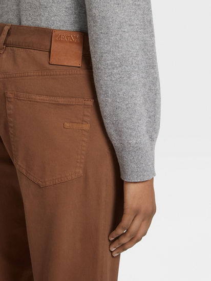 Foliage Stretch Cotton Roccia Jeans SS25 22361882 | Zegna US Foliage Stretch Cotton Roccia Jeans SS25 22361882 | Zegna US