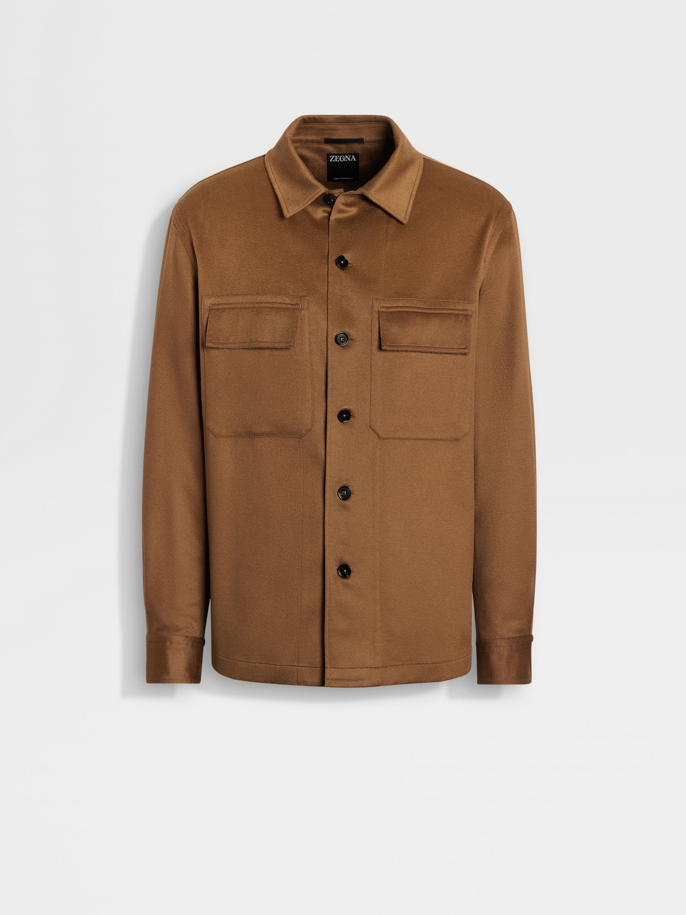 Dark Beige Oasi Lino Shirt