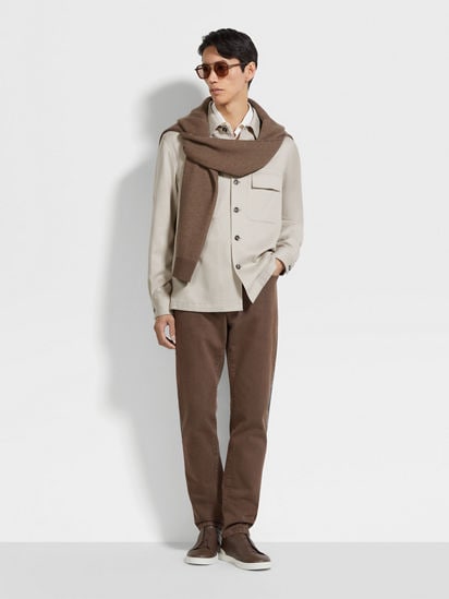 Oasi Cashmere Alba Overshirt SS25 32144889 | Zegna JP Oasi Cashmere Alba Overshirt SS25 32144889 | Zegna JP