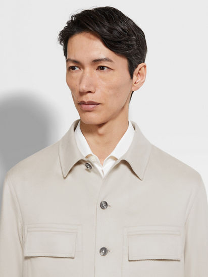 Oasi Cashmere Alba Overshirt SS25 32144889 | Zegna JP Oasi Cashmere Alba Overshirt SS25 32144889 | Zegna JP