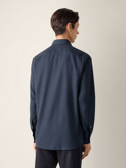 ネイビーブルー Cashcoシャツ FW26 39751892 | Zegna JP