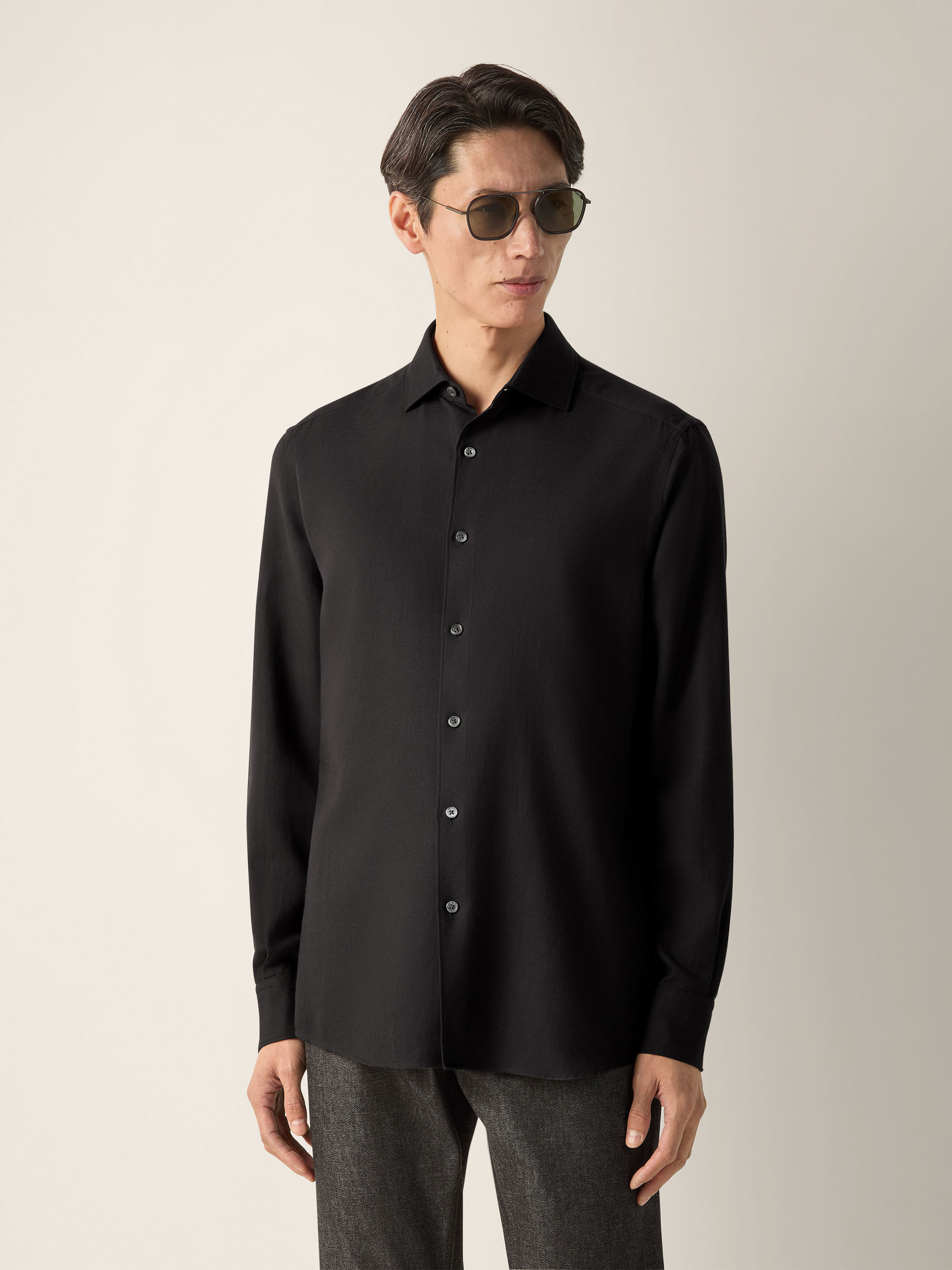 Black Cashco Shirt Product detail photo #2
