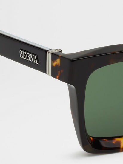 Havana Acetate Sunglasses FW23 26928973 Zegna US