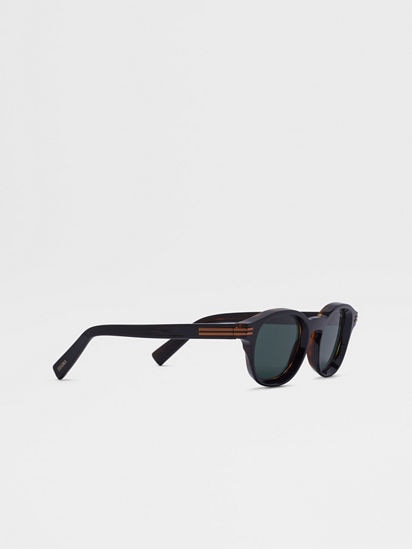 Black and Havana Aurora I Acetate Sunglasses FW24 30184923 Black and Havana Aurora I Acetate Sunglasses FW24 30184923