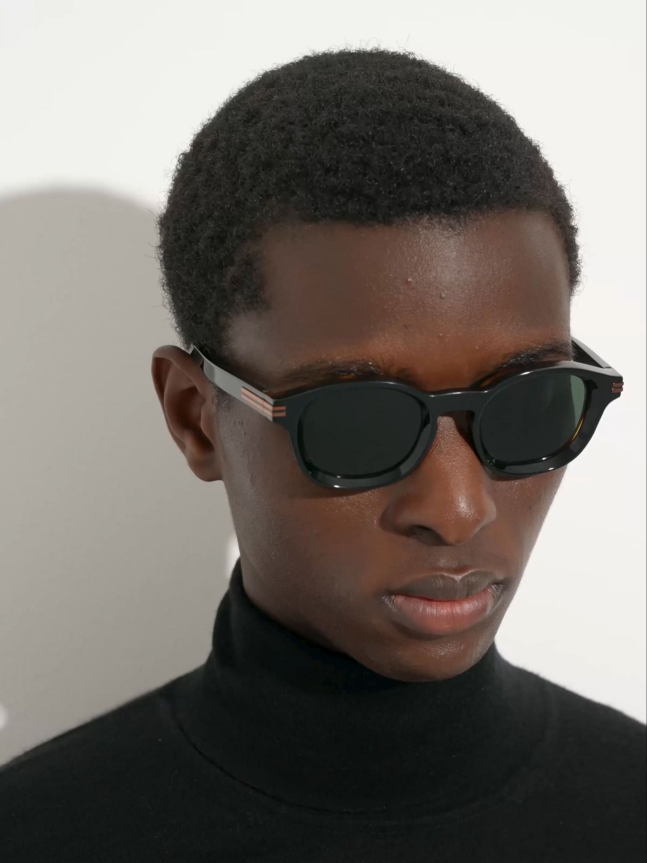 Black and Havana Aurora I Acetate Sunglasses FW24 30184923 Black and Havana Aurora I Acetate Sunglasses FW24 30184923