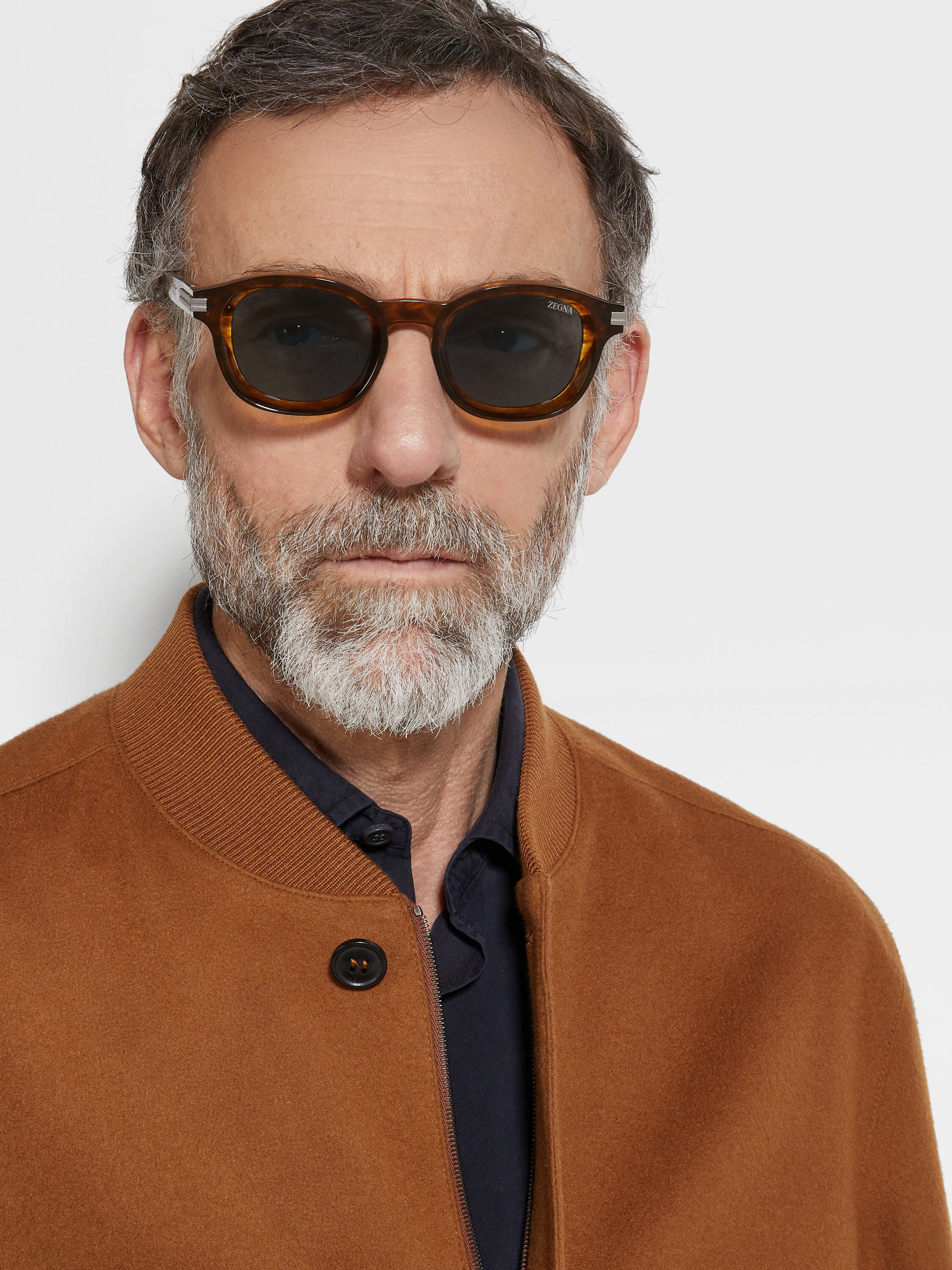 Transparent Brown Havana Aurora I Acetate Sunglasses Product detail photo #3