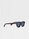 Red Havana Aurora I Acetate Sunglasses Product detail photo #2