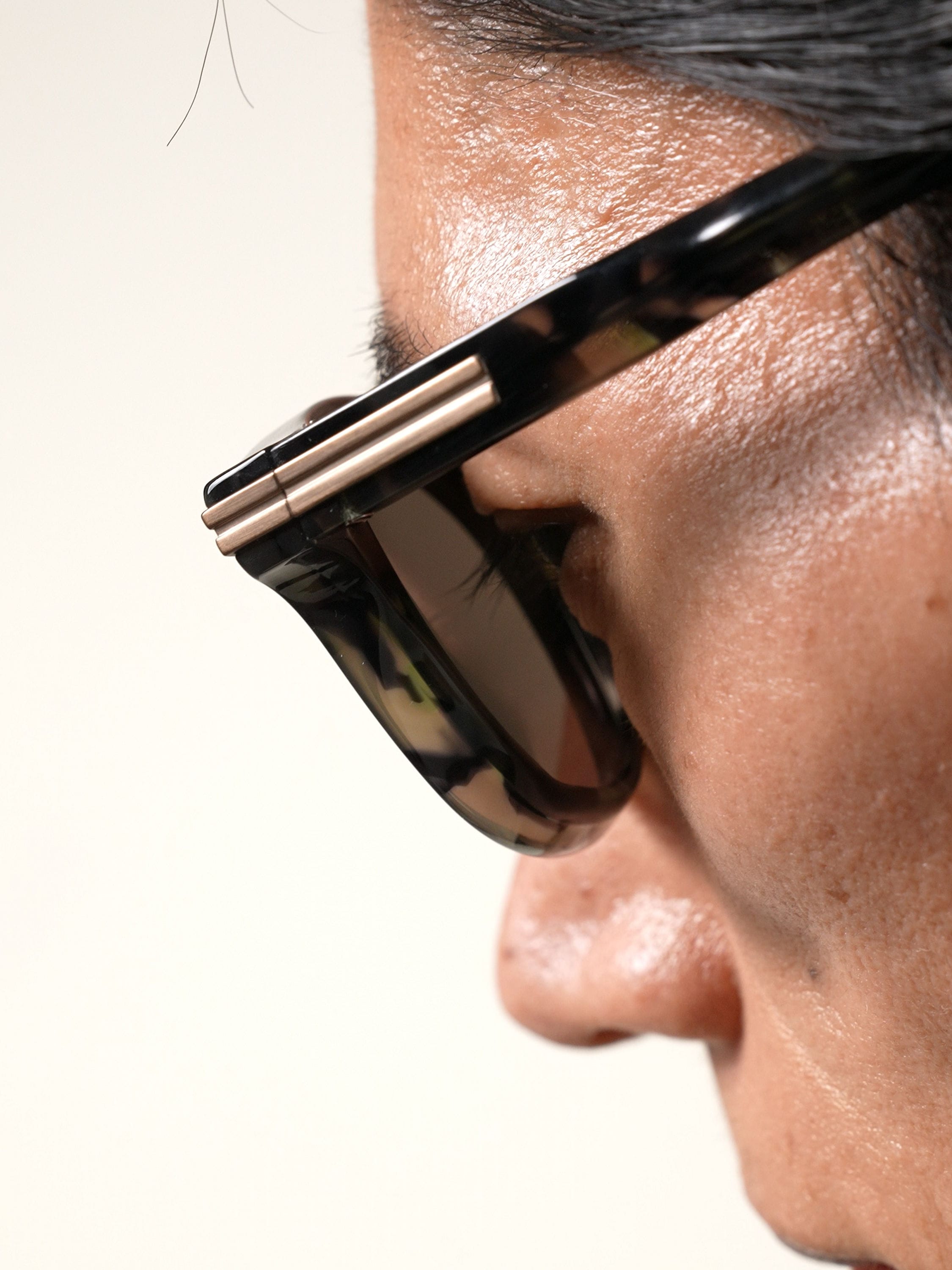 Antique Copper Orizzonte I Titanium Sunglasses