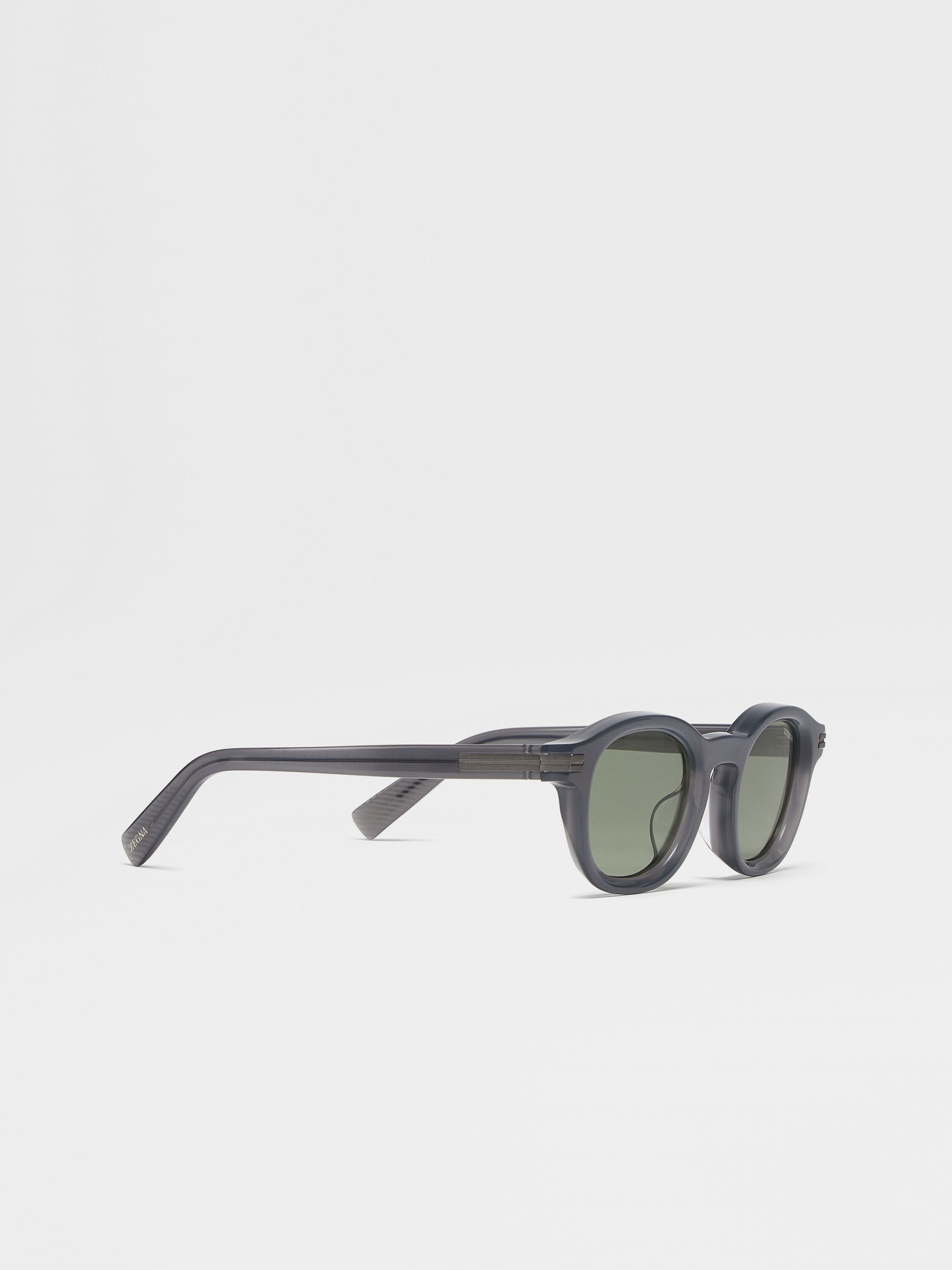 Blue Aurora I Acetate Sunglasses Product detail photo #2